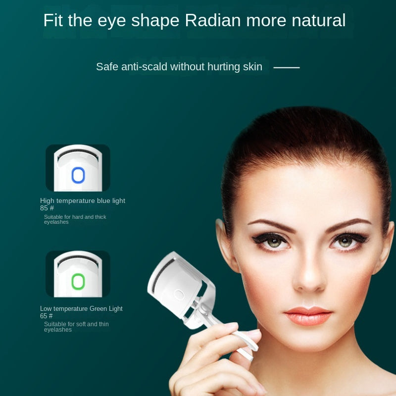 Heated Eyelash Curler Long Lasting Rechargeable ...