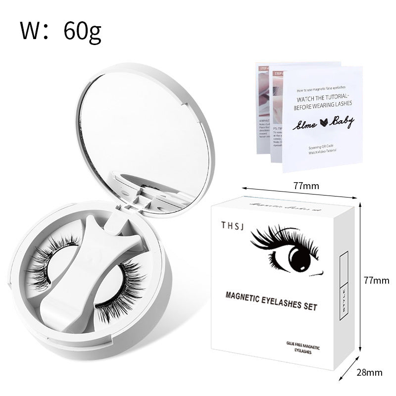 Magnetic Eyelashes without Eyeliner Reusable Magnetic